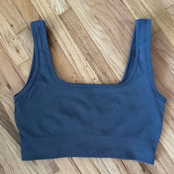 Grey Ribbed Workout Set - Picture 5 of 5